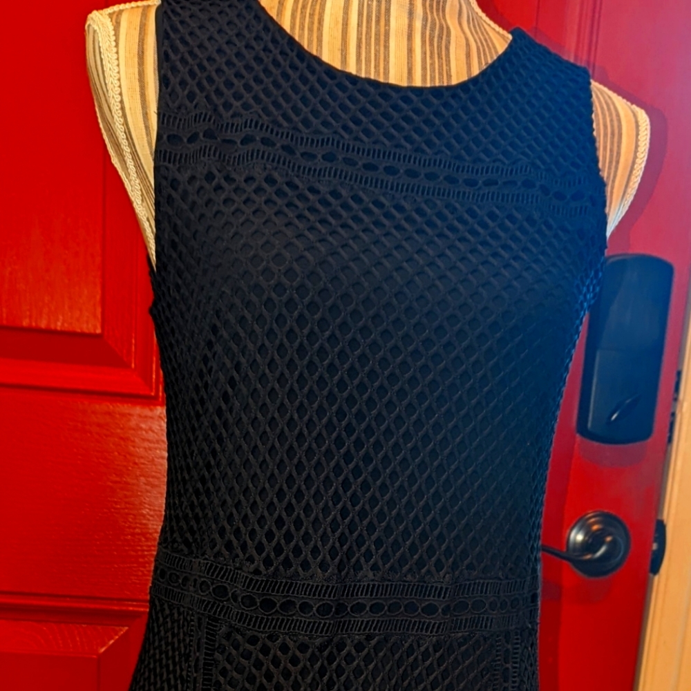 Alfani Black lace dress size 8